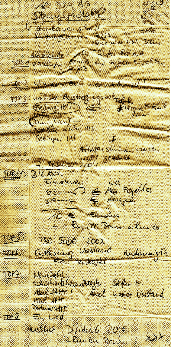 hiermit fing alles an